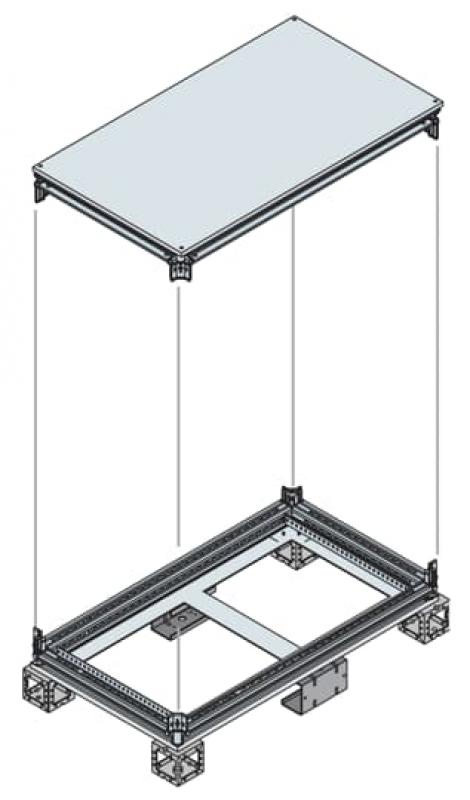 ABB IS2-EK1260KN IS2 Kit Boden/Dach, B=1200mm, T=600mm