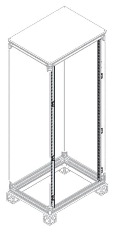 ABB EH1400 2 St Profile für modulare Geräte, H=1400mm, Zubehör AM2/IS2 Gehäuse