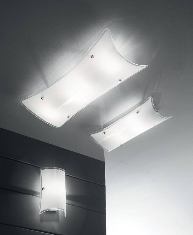 Fabas Luce 3113-26-102 Milton Wandleuchte E27 2x60W Weiß