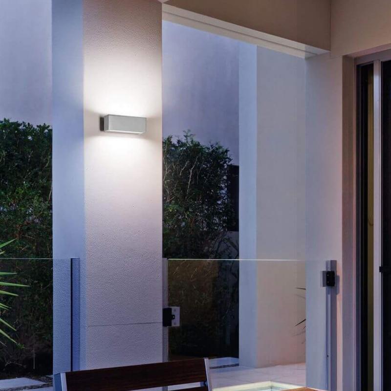 Fabas Luce 6786-02-844 Trigg LED Außen-Wandleuchte 14W IP54 Silber