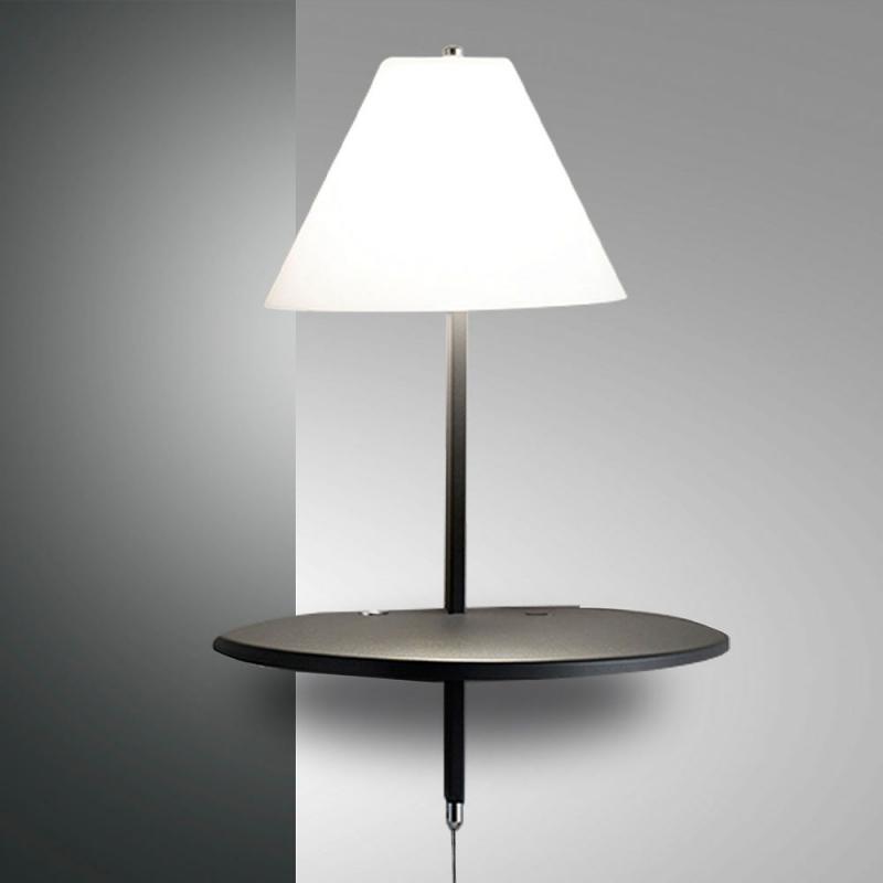 Goodnight Wandleuchte & Tischleuchte mit integriertem Tastdimmer & USB von Fabas Luce