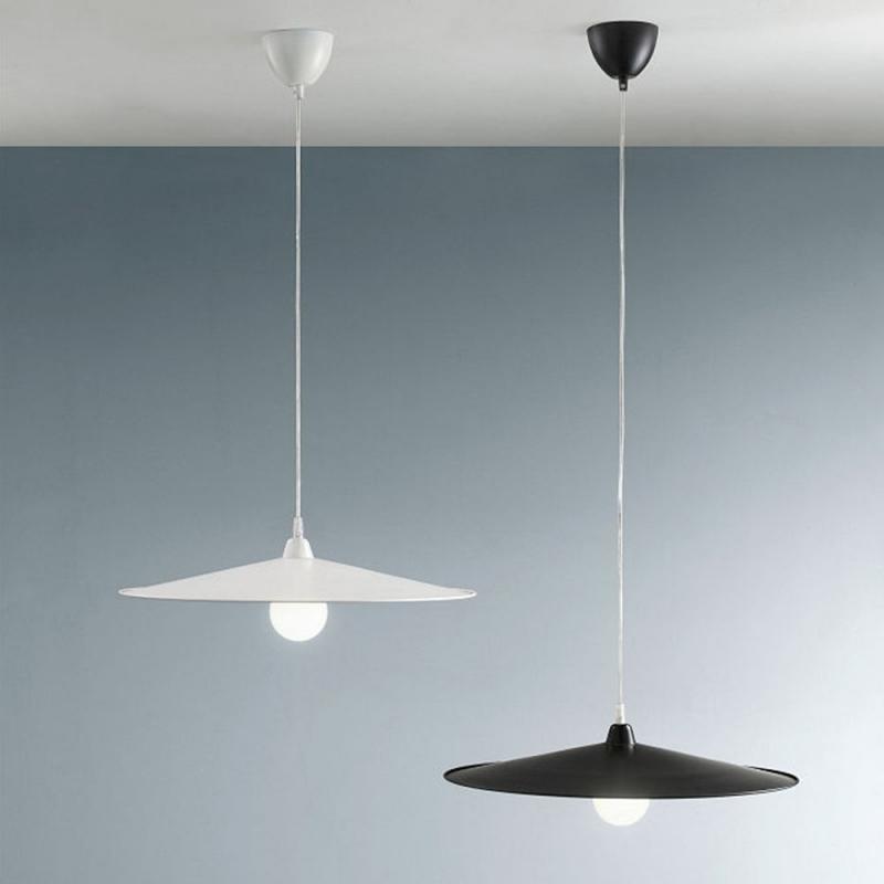 Puristische Kasa Pendelleuchte dimmbar in Weiß von Fabas Luce