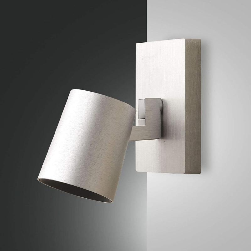 Modo Schwenkbarer Spot in Aluminium gebuerstet von Fabas Luce