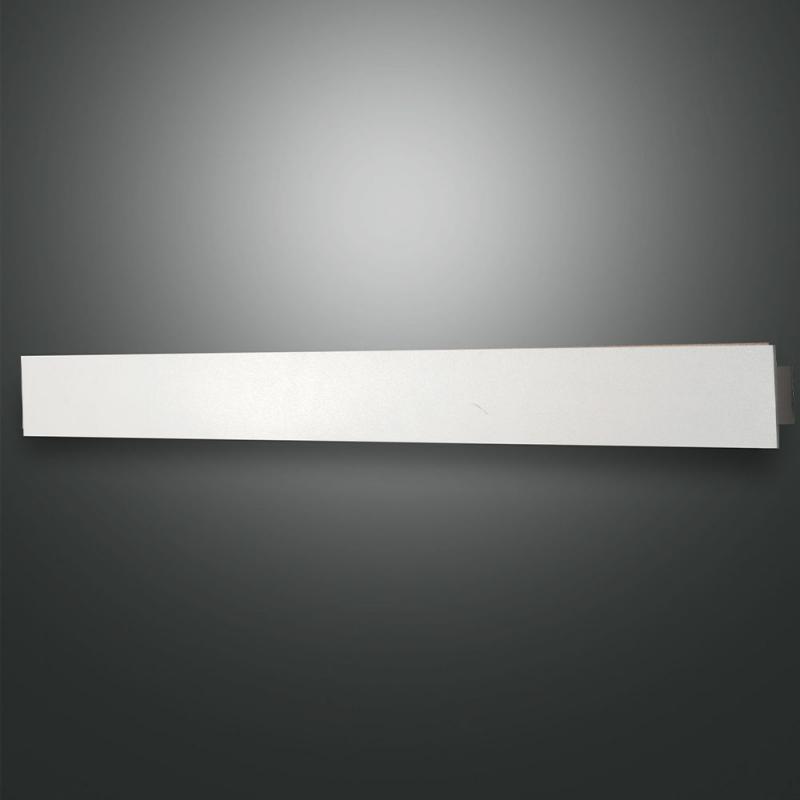 Dimmbare LED-Wandleuchte Lotus Weiss 93cm lang von Fabas Luce