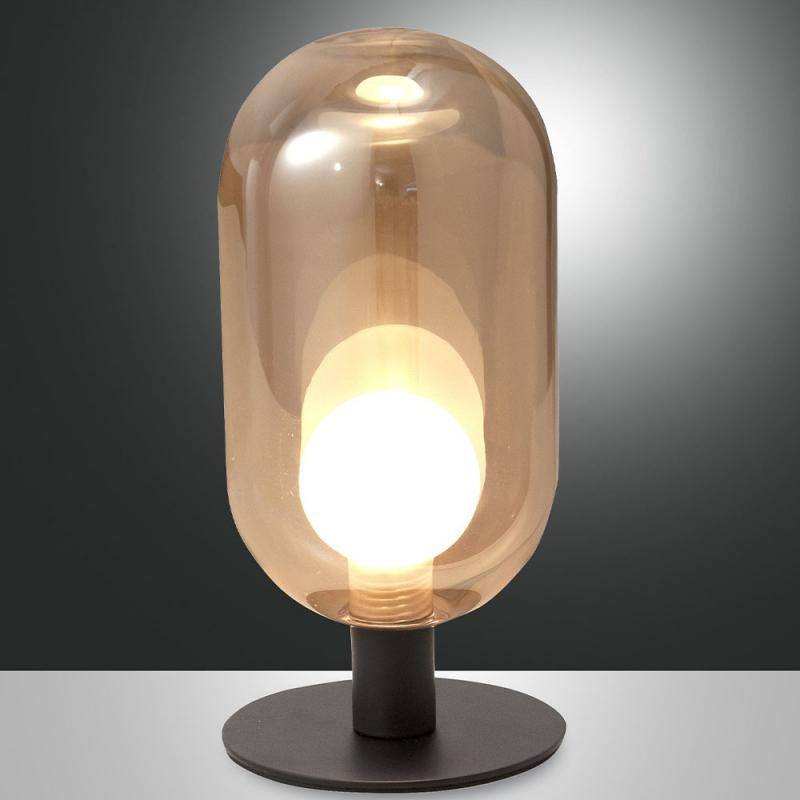 Gubbio Tischleuchte G9 LED 1x33W Amber Fabas Luce