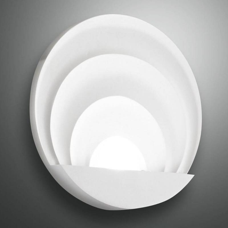Sunrise LED Wandleuchte in Weiss von Fabas Luce