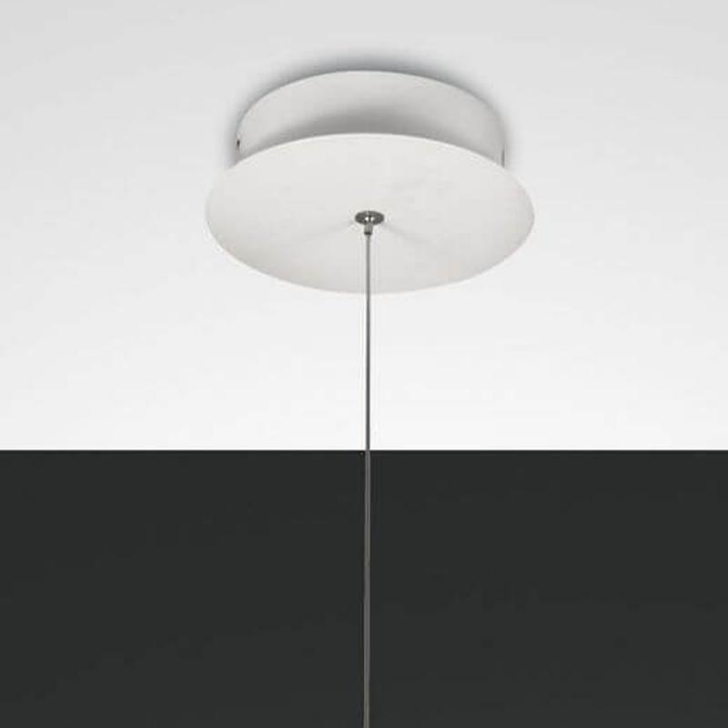 Prado LED Pendelleuchte im Röhrenstil mit Ober- und Unterlicht in Weiß dimmbar von Fabas Luce