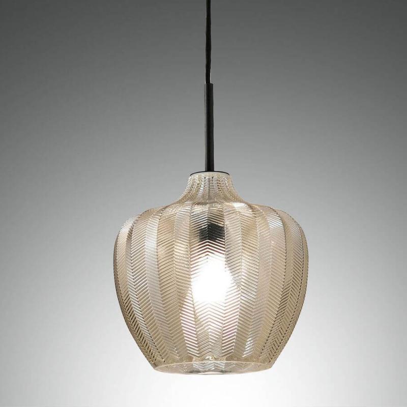 Gallura Pendelleuchte im Oriental-look in Champagner von Fabas Luce