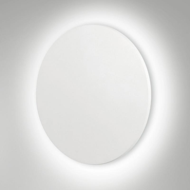 Fabas Luce LED-Wandleuchte aus Aluminium mit Diffusor aus Polycarbonat Ø240mm