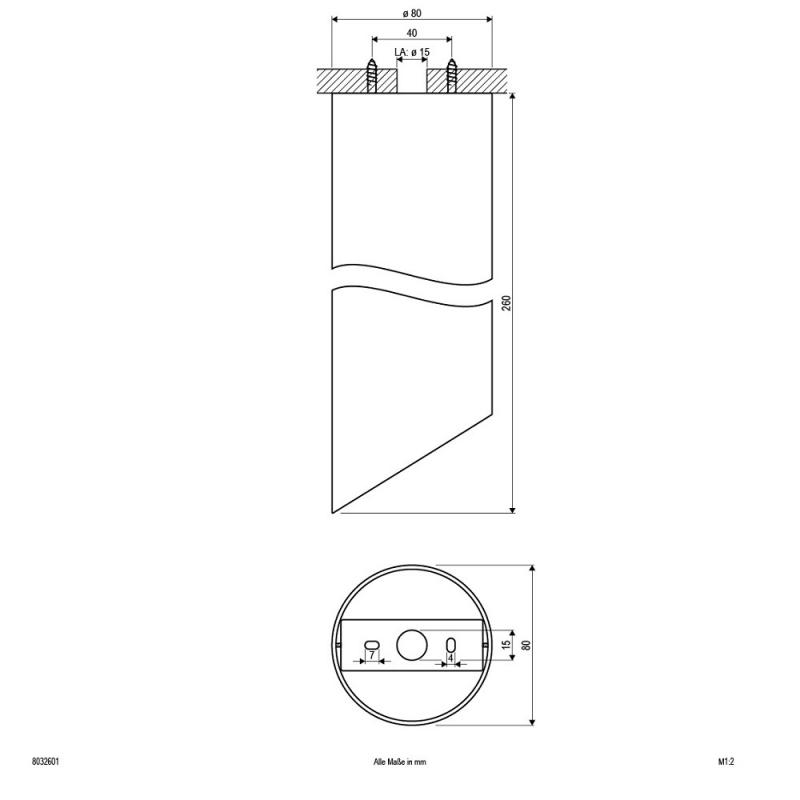 EVN Deckenstrahler rund weiß IP20 für GU10 LED-Lampen