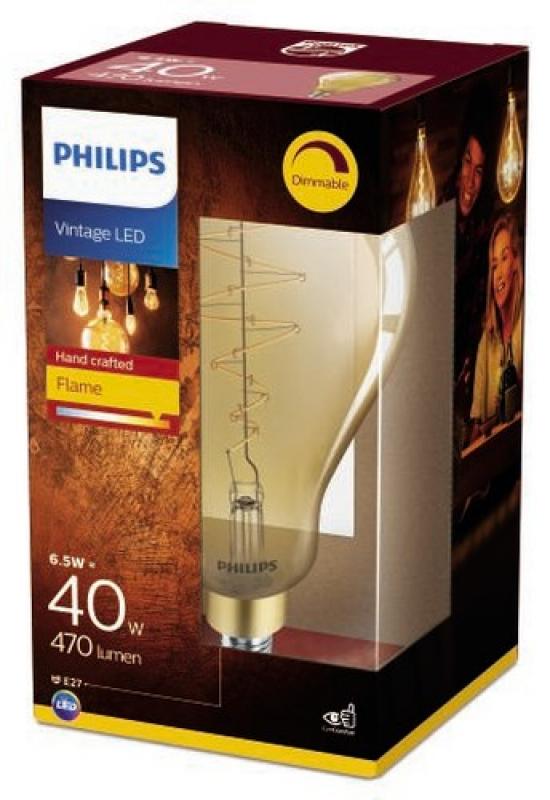 PHILIPS E27 Giant große Vintage LED Glühbirne 7W wie 40W dimmbar GOLD-Edition
