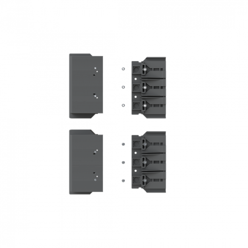 ABB HTC-ES_BS with back shield XT5 3p Anschlussabdeckungen, hoch, nur für rückseitigen Anschluss, 3polig Zubehör für XT5