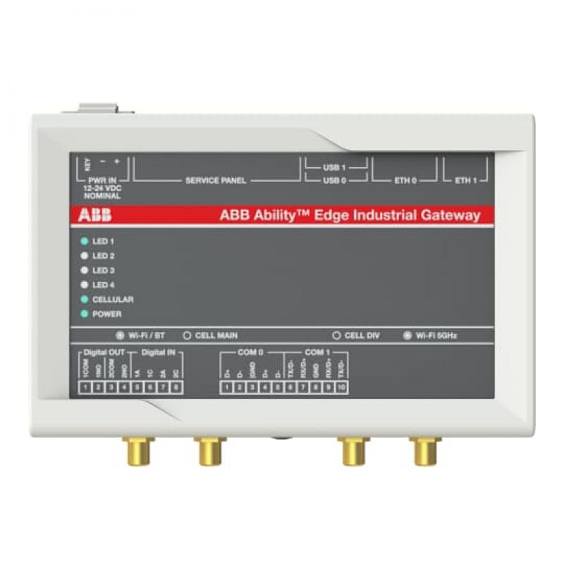 ABB ABB Ability Edge Industrial gw 3G US Edge Industrial Gateway CC 3G US Verbindung via Wi-Fi/4G Wi/fi-Ant. 1SDA114039R0001 Mobilfunkant.