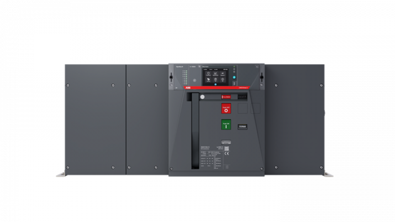 ABB E6.3X 4000 Ekip Aware LSI 3p FHR Leistungsschalter E6.3 mit In=4000A 3p 150kA und Schutzauslöser Ekip Aware LSI 3polig, rückseitig horizontale Anschlüsse für Festeinbau