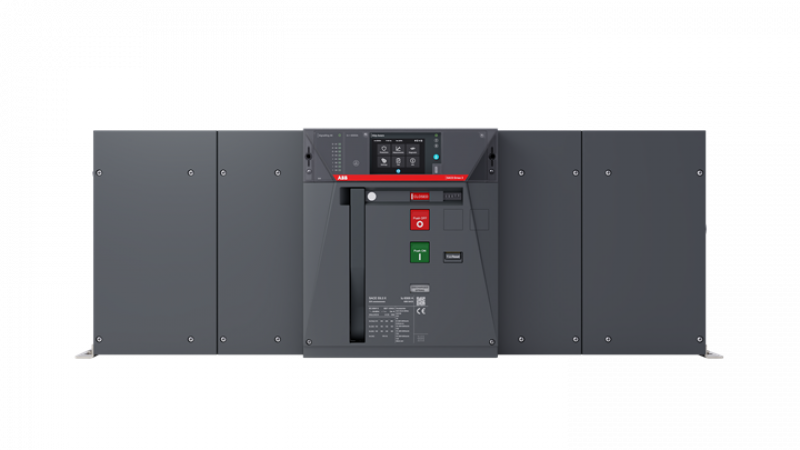 ABB E6.3H/f 5000 Ekip Aware LI 4p FHR Leistungsschalter E6.3 mit In=5000A 4p 100kA und Auslöser Ekip Aware LI, 100%N 4polig, rückseitig horizontale Anschlüsse für Festeinbau