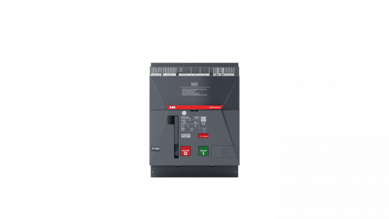 ABB E1.3B/MS 800 3p F F Lasttrennschalter E1.3 mit In=800A 3p 42kA  ohne Schutzauslöser 3polig, Festeinbau mit vorderseitigen Anschlüssen