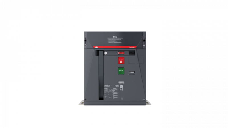 ABB E2.3H/MS 1250 3p FHR Lasttrennschalter E2.3 mit In=1250A 3p 100kA ohne Schutzauslöser 3polig, rückseitig horizontale Anschlüsse für Festeinbau