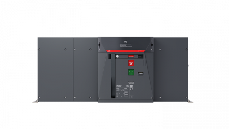 ABB E6.3H/MS 5000 3p FHR Lasttrennschalter E6.3 mit In=5000A 3p 100kA ohne Schutzauslöser 3polig, rückseitig horizontale Anschlüsse für Festeinbau