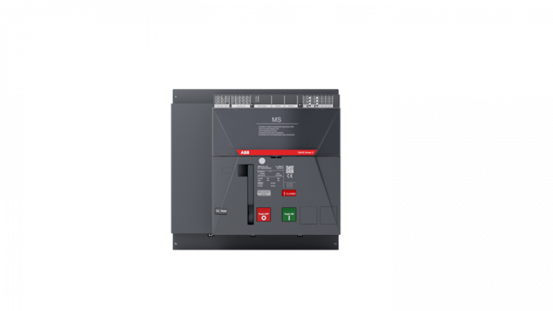 ABB E1.3N/MS 250 4p F F Lasttrennschalter E1.3 mit In=250A 4p 66kA ohne Schutzauslöser 4polig, Festeinbau mit vorderseitigen Anschlüssen
