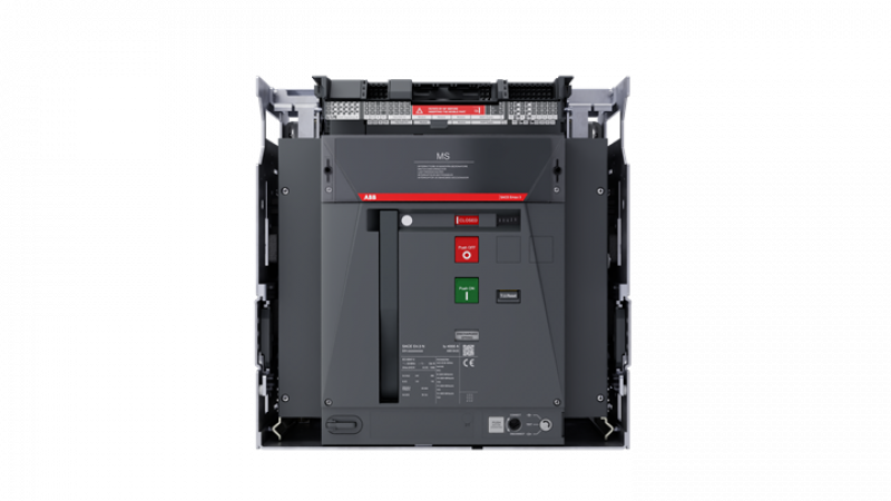 ABB E4.3H/MS 3200 3p WMP Lasttrennschalter E4.3 mit In=3200A 3p 100kA ohne Schutzauslöser 3polig, ausfahrbare Version