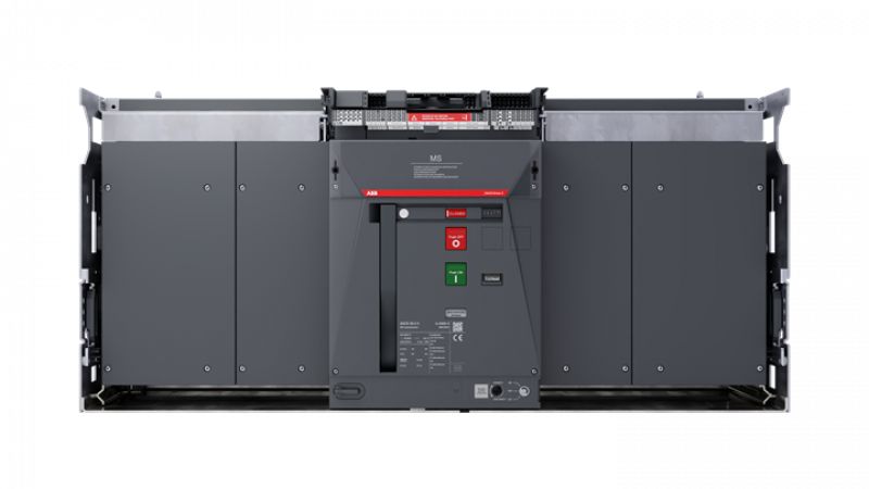 ABB E6.3X/MS 4000 4p WMP Lasttrennschalter E6.3 mit In=4000A 4p 150kA ohne Schutzauslöser 4polig, ausfahrbare Version