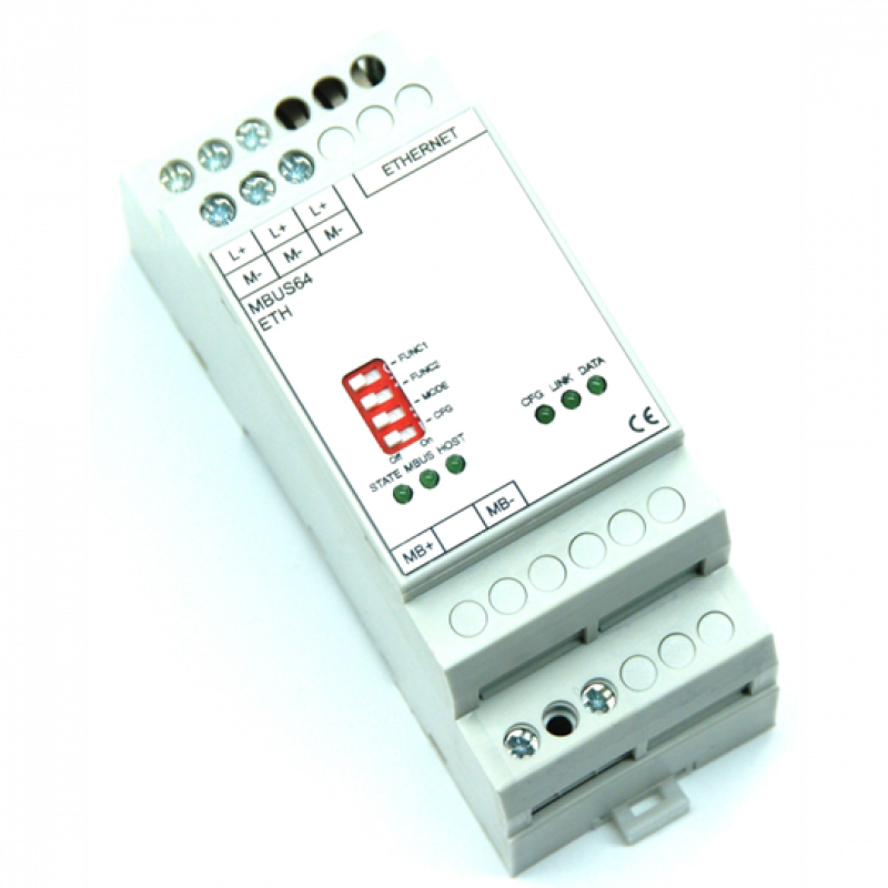 ABB AZS-PW-MB48 ASKI Ethernet-Pegelwandler auf M-Bus für 48 Endgeräte 12-48VDC