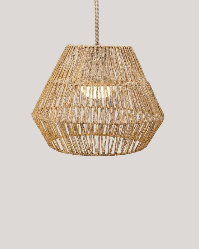 New Garden SISINE 30 Seegras Hängeleuchte Akku warmweiss