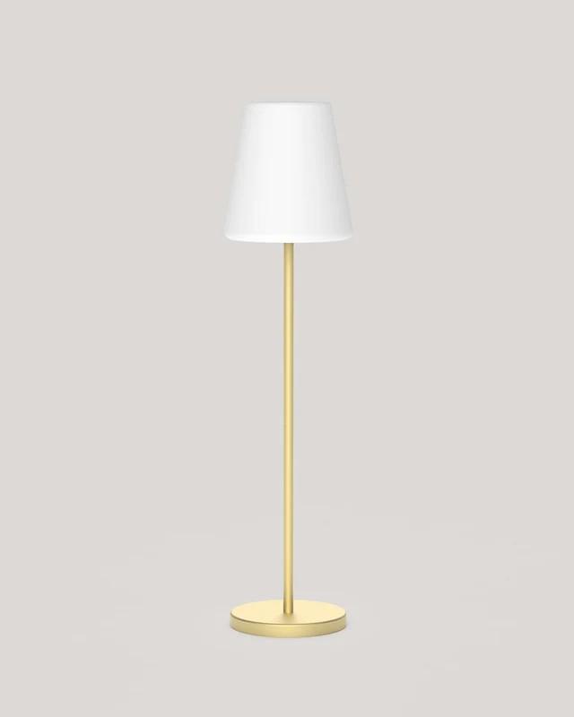 New Garden LOLA SLIM 120 Outdoor Stehlampe RGBW gold Akku USB Fernbedienung