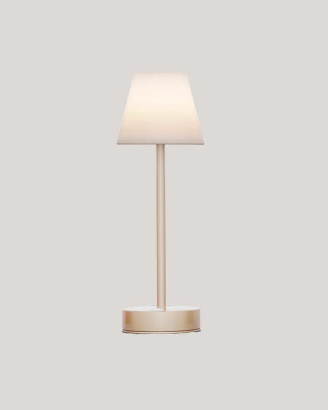 Akku TISCHLAMPE LOLA SLIM 30 mit Berührungssensor New Garden brass grau