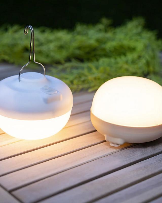 New Garden LED CHERRY BULB in Weiß Akku warmweiss