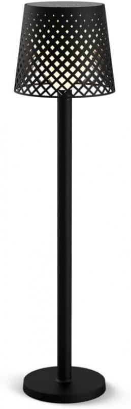 New Garden GRETA 5 in 1 LED-Leuchte Solar Akku schwarz Recycled Ocean Plastic