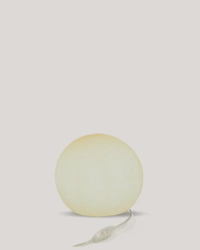 New Garden BULY 30 LED Kugellampe mit Kabel, Stecker und Schalter für 230V, mit warmweißem Licht für Innen, IP20  Ø 30cm