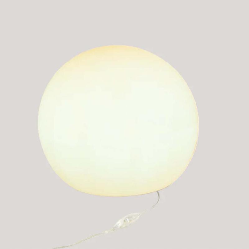 New Garden LED-Lichtkugel BULY 20 weiss Innen IP20 ø20 x 17 cm warmweißes Licht mit 230 Volt Anschluß/ Stecker