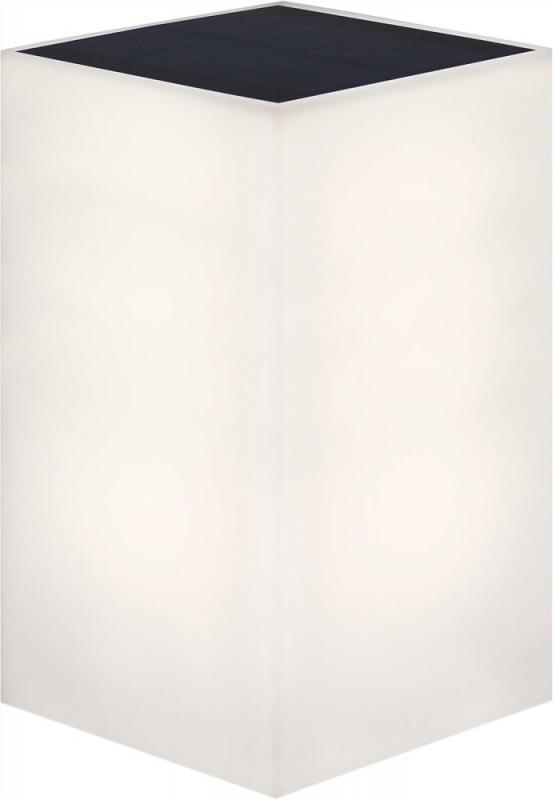 New Garden WALLY 12 quaderförmige Solar Außenwand Leuchte mit Dämmerungssensor IP65