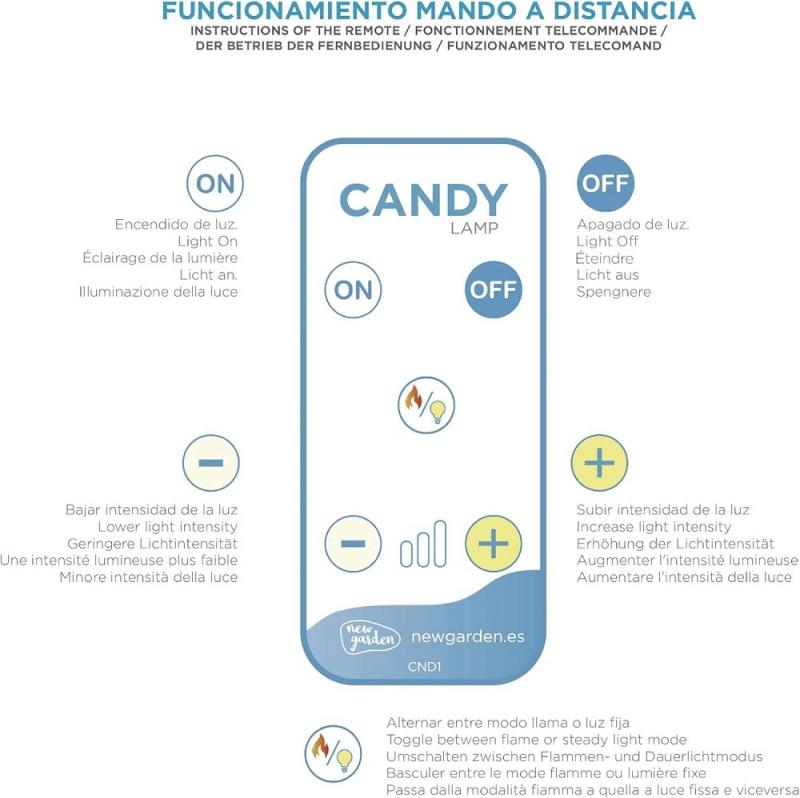 New Garden SIROCO kabellose tragbare Metall-Laterne 50cm schwarz Akku dimmbar Fernbedienung In&Out IP54