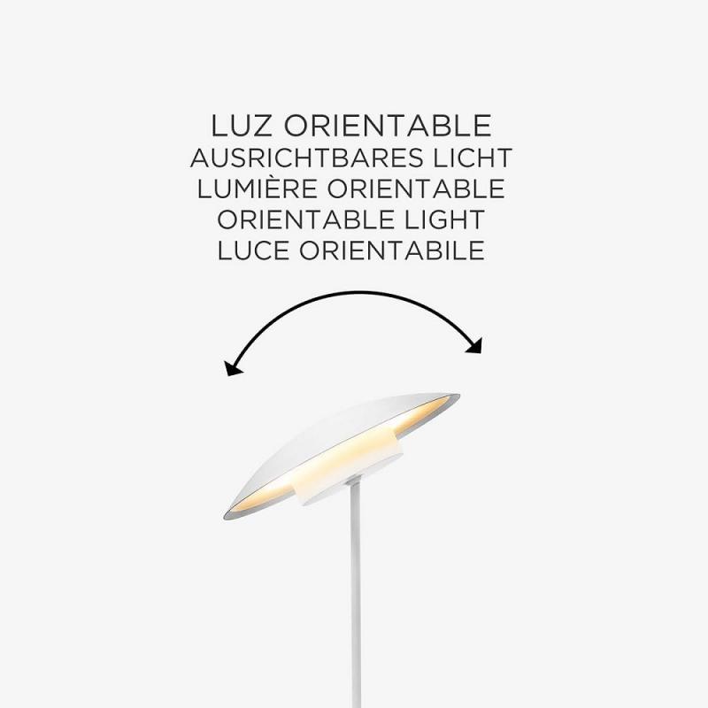 New Garden SARDINIA 40 Tischleuchte In&Out Akku dimmbar IP44 in weiß