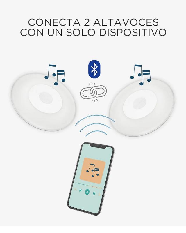 New Garden Wally Play Akku Poollampe RGBW mit Speaker Durchmesser: 38 cm mit Fernbedienung IP67, USB Stecker, dimmbar