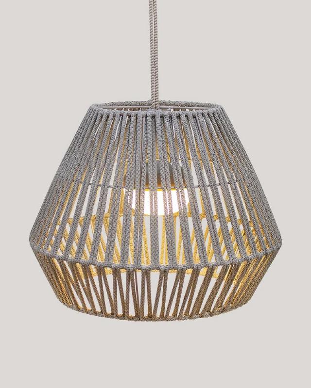 New Garden CONTA LED Akku-Hängeleuchte mit Fernbedienung, USB IP54 - aus recyceltem PVC