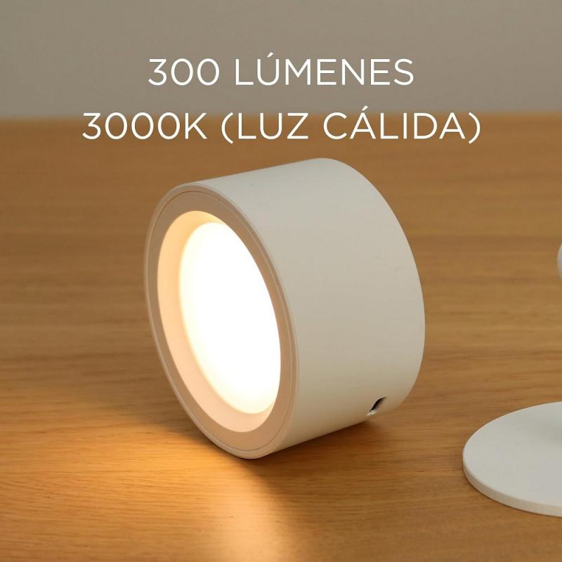 New Garden LED-Akku-Wandleuchte Roll 8 weiß