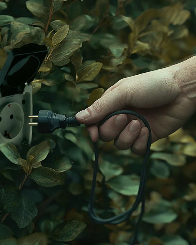 New Garden OKINAWA 40 LED Bambus Hängeleuchte IP44 mit E27 Fassung ohne Leuchtmittel