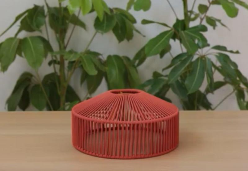 New Garden CALABARDINA PENDELLEUCHTE MIT KABEL und E27 Fassung Durchmesser: 30 cm, IP44 in Terrakotta