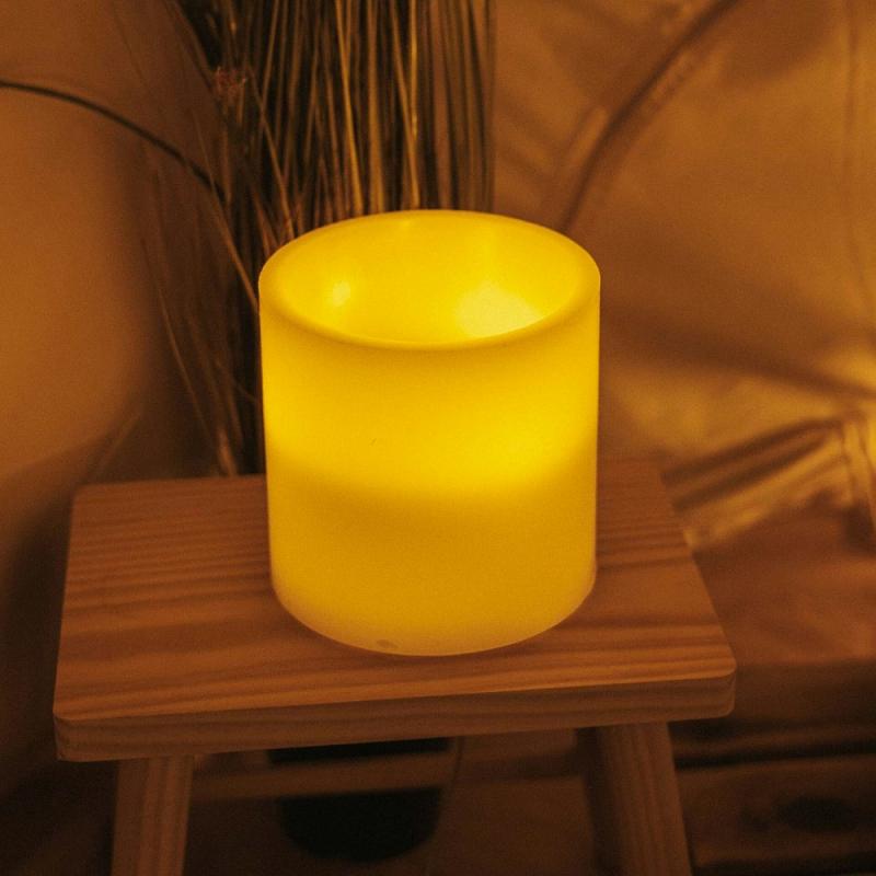 New Garden Dolo LED Wachs Kerze mit 3 LED-Dochten (2 x AAA batteries nicht enthalten)