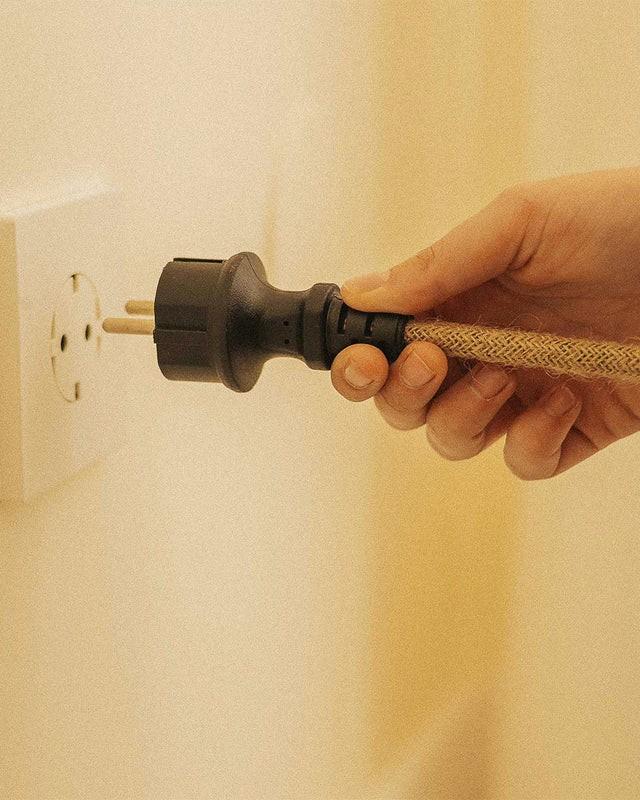 New Garden ARTEIXO 5 m Kabel für den Außenbereich mit E27 Fassung schwarz