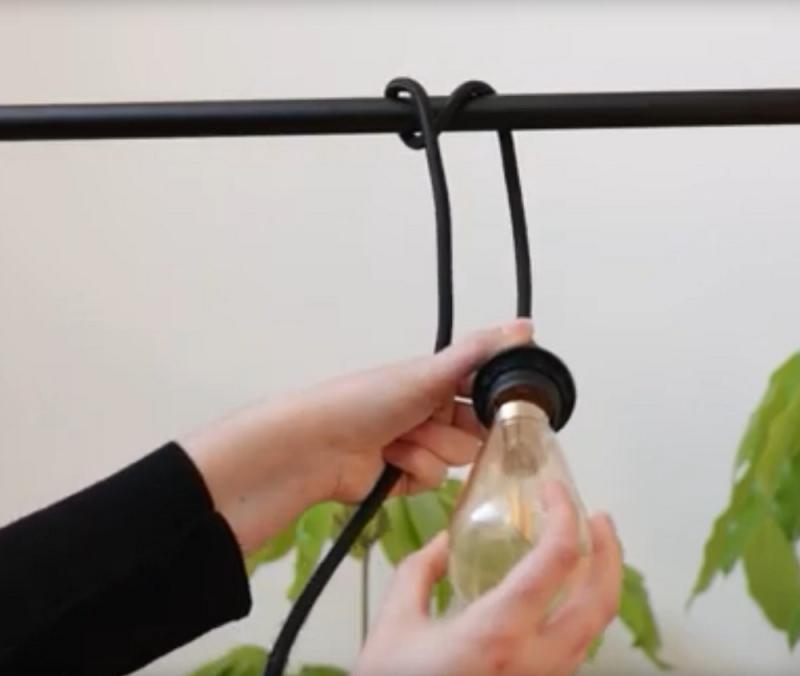 New Garden ARTEIXO 5 m Kabel für den Außenbereich mit E27 Fassung schwarz