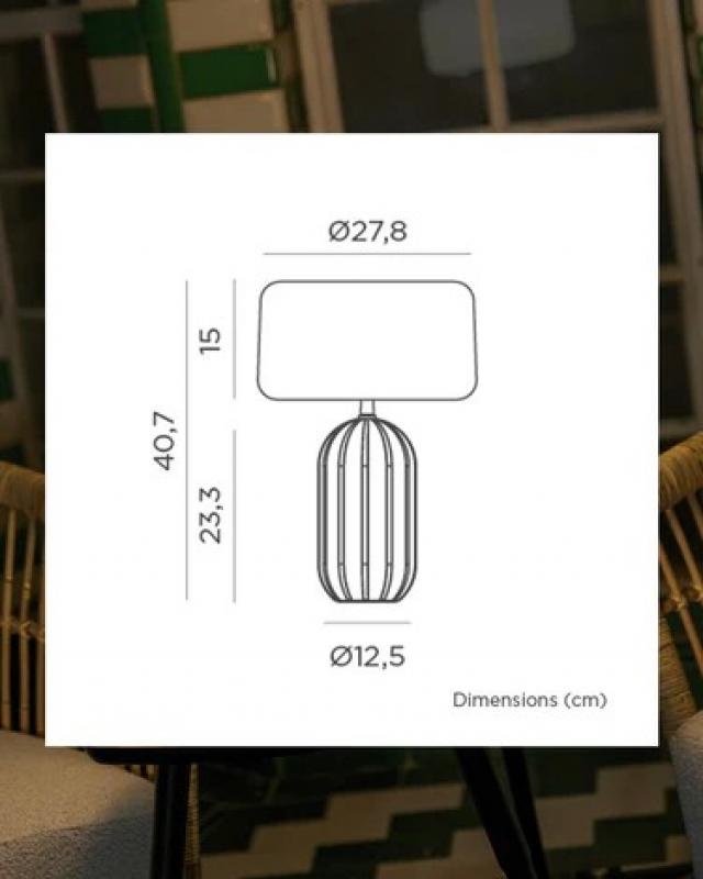 New Garden SOLAR-TISCHLAMPE PHOEBE 40 in Bordeauxrot In&Out IP65 mit Fernbedienung und warmweiße Lichtfarbe