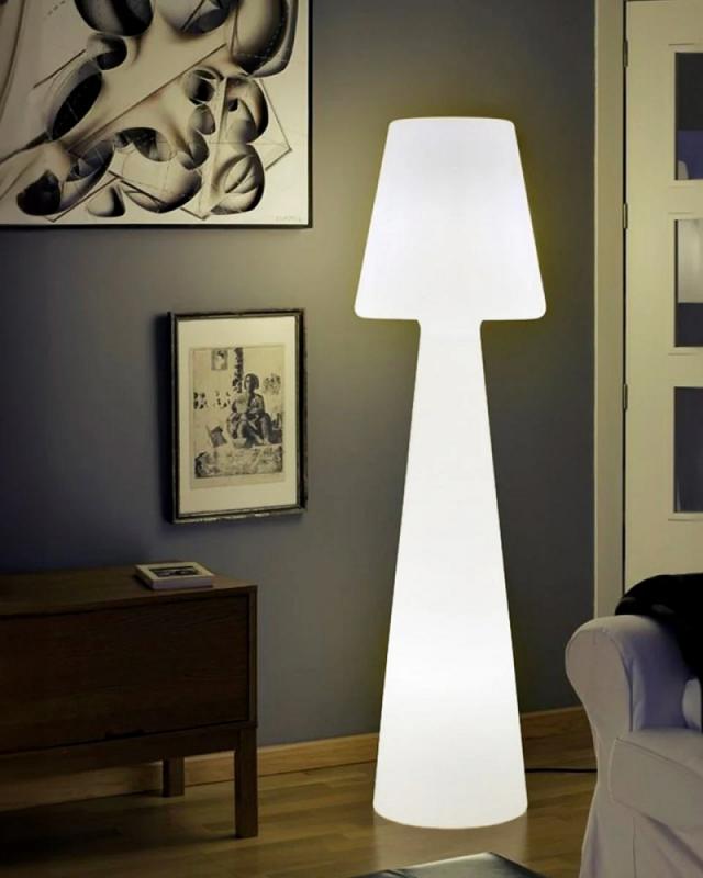 New Garden Lola 165 Stehlampe Designleuchte 230V - warmweißes Licht -  Länge Kabel 4 m - Höhe 165cm, IP65