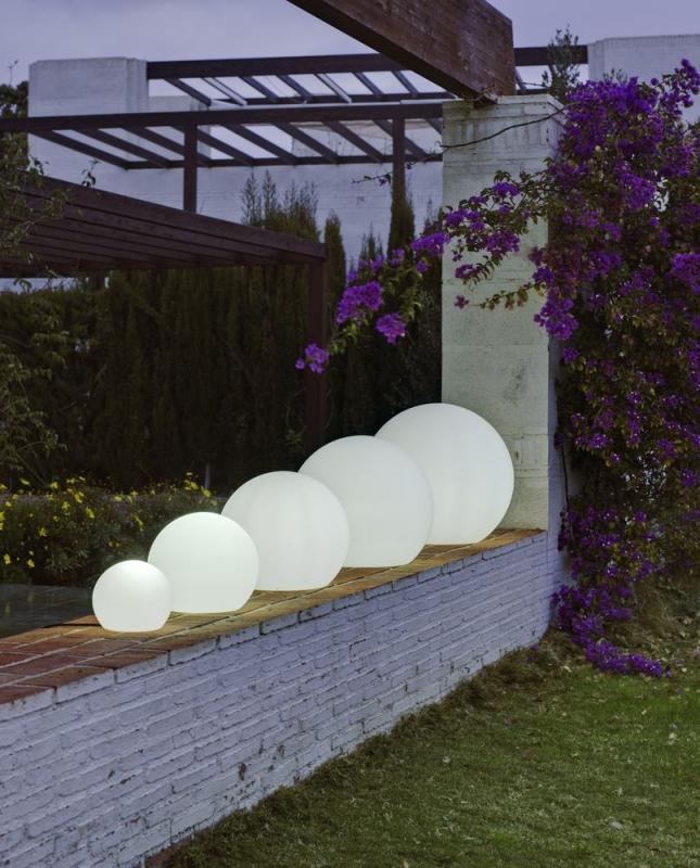 New Garden BULY 50 Garten LED-Kugel weiss IP65 230 Volt
