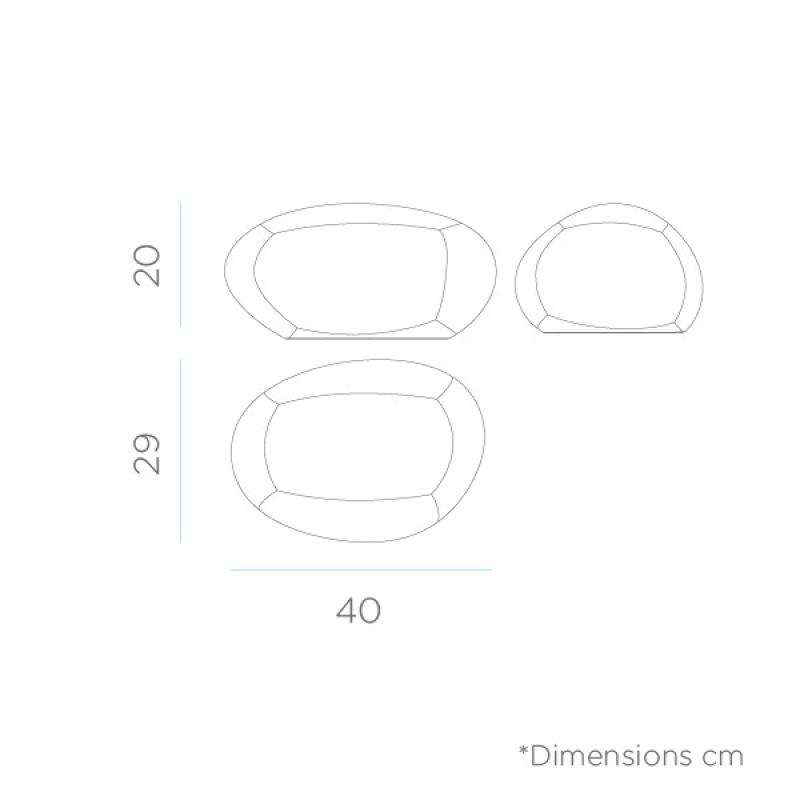 New Garden PETRA 40 AUTOMATIC Leuchtender Stein 230V Kabelanschluß mit kaltweißem Licht