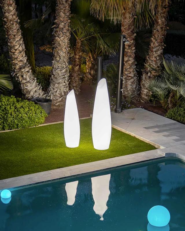 New Garden FREDO 140 Aussen Stehleuchte 230 V kaltweißes Licht