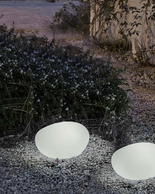 New Garden PETRA 40 Leuchtender Stein Solar Akku RGBW USB Fernbedienung